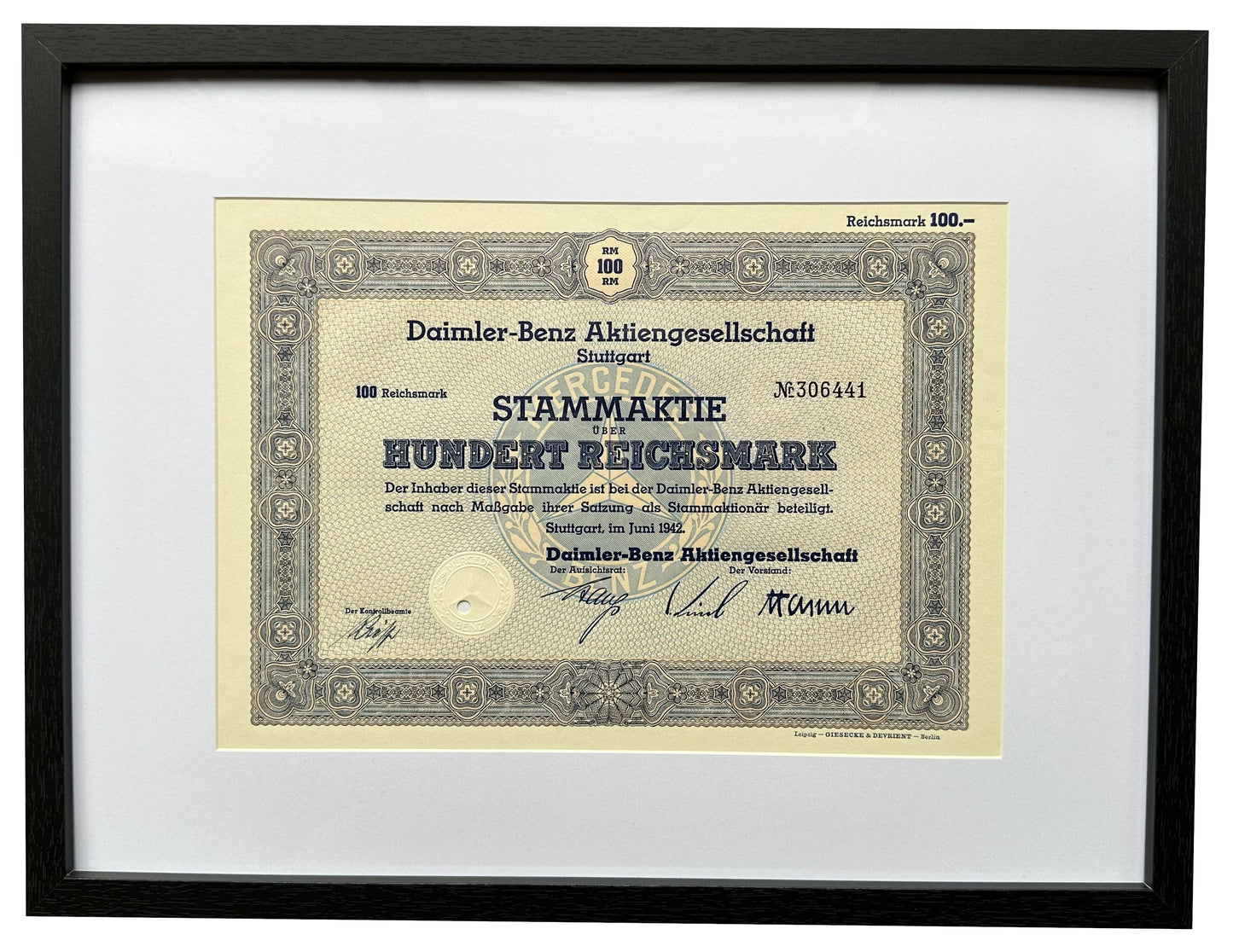Daimler-Benz Aktie
