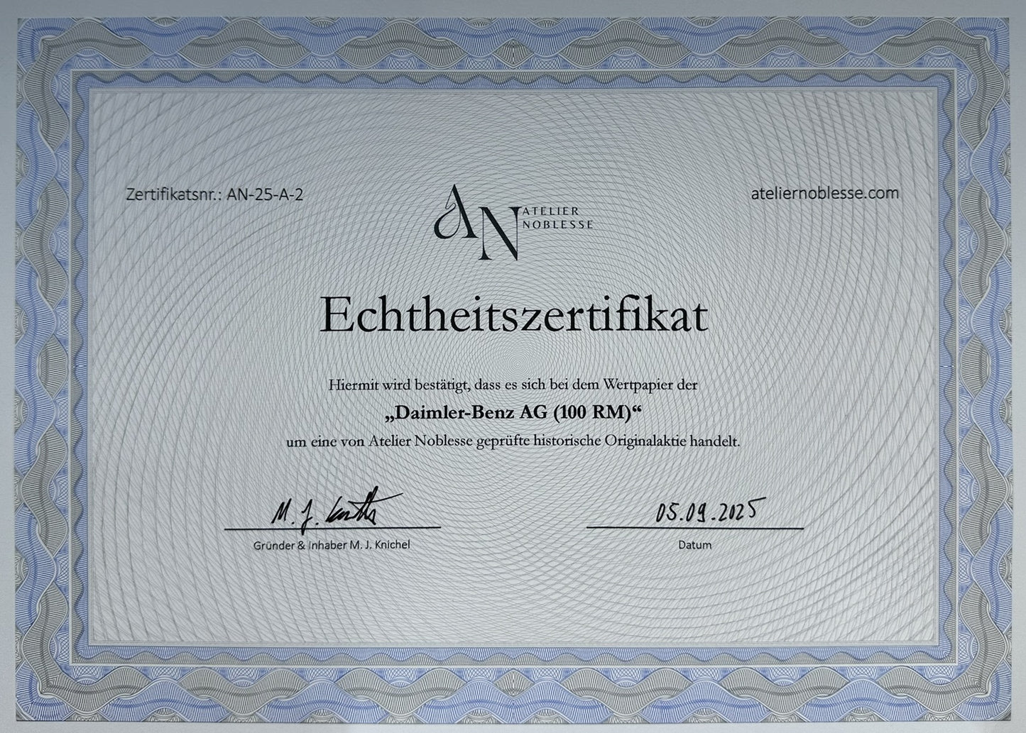 Daimler-Benz Aktie