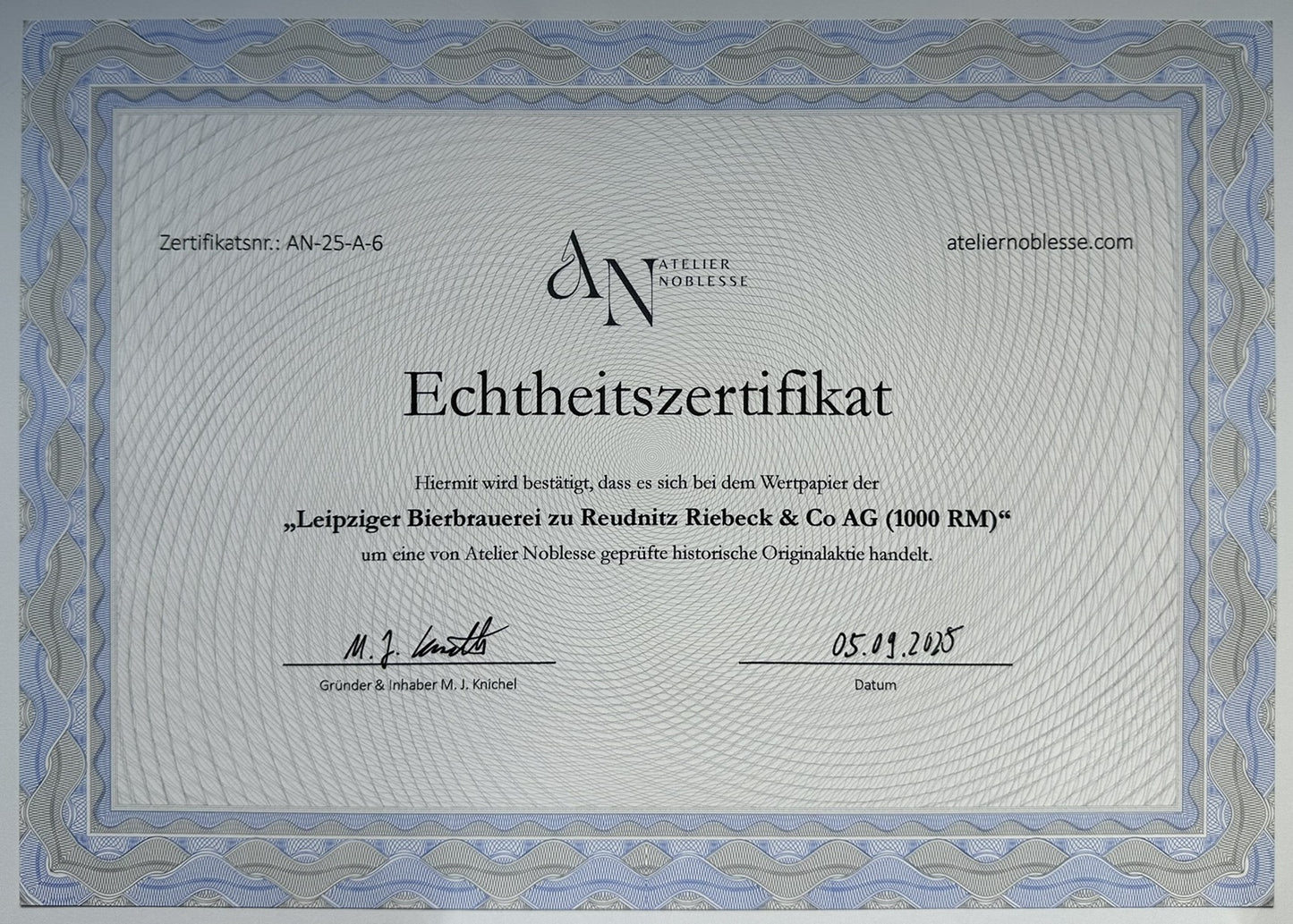 Leipziger Bierbrauerei Aktie