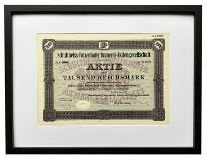 Schultheiss-Patzenhofer Brauerei Aktie