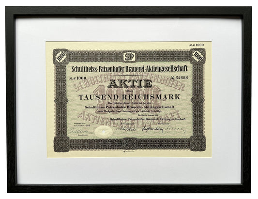 Schultheiss-Patzenhofer Brauerei Aktie