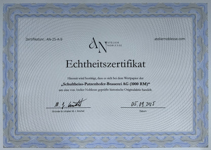 Schultheiss-Patzenhofer Brauerei Aktie
