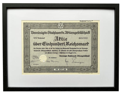 Vereinigte Stahlwerke Aktie (100 Reichsmark)